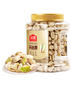 Wolong Pistachios 670g Jar Large Grain Natural Color Nuts Snacks for Pregnant Women [Buy 2 Get Gift Bag]