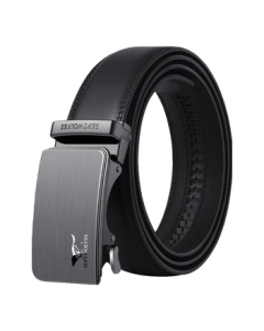 Septwolves Belt for Men - Business Casual Automatic Buckle Genuine Leather Waistband, Gift for Boyfriend, Husband, Father's Birthday