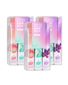 BOP Professional Research (bop) Dilraba Same Probiotic Strip Mouthwash Portable Travel Fresh Breath Mixed Flavor 60 Strips