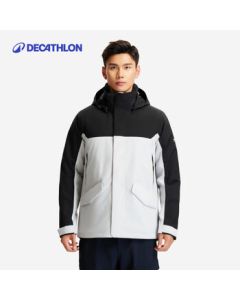 Decathlon Men's Fleece-Lined Waterproof Windproof Jacket for Winter Outdoor Activities - 5653927