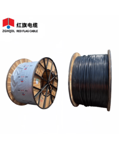 Hongqi Copper Core Power Cable 0.6/1KV ZR-YJV 2*4mm² 1m