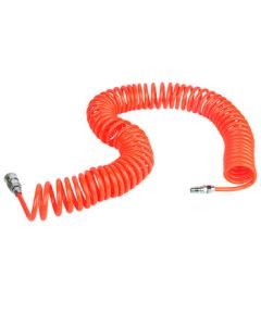 Zhejian PU Spring Air Hose High Pressure Compressor Spiral Wind Pipe 8*5 (15m) with Connector