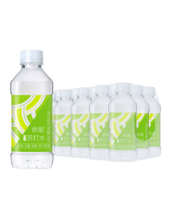 Yineng Lime Flavored Sugar-Free Still Alkaline Soda Water Beverage 350ml*15 Bottles Plastic Film Packaged Drinking Water