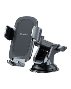 PHILIPS Car Phone Mount, Air Vent Navigation Holder, Dashboard Vacuum Suction Cup Phone Stand 2309