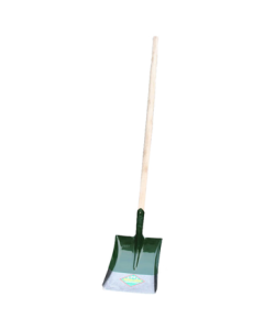 Shunhua Wolf Steel Shovel - Pointed/Flat Mouth Manganese Steel Fully Tempered Flood Control Tool, 1.5m Square Shovel with Handle