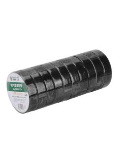 Berry Lion Electrical Tape, Flame Retardant PVC Insulation Tape for Electrical Wiring, Colored Insulation Tape, 65*17mm Black (10 Rolls Pack)