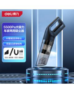 Deli [Classic Bestseller] Cordless Car Vacuum Cleaner, Handheld for Home and Car Use, Portable High-Suction Desktop Keyboard Cleaner, Compact Handheld Vacuum for Home Use