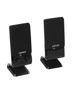 Edifier R10U 2.0 Channel Computer Speakers, Desktop/Laptop Soundbar, Black, High-Fidelity, Home Use, Gift