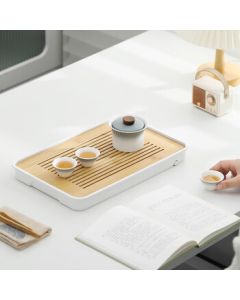 Yanyi Tea Tray Tea Table Bamboo Melamine Gongfu Tea Tray - Wuran Rectangle
