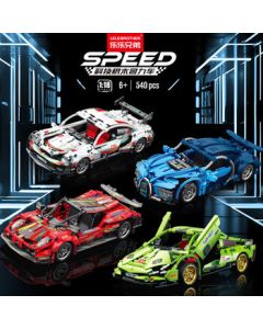 Lele Brothers Compatible LEGO Racing Car Model Building Blocks Toy, 20 Sets Minimum Order