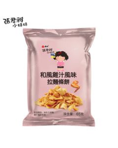 Zhang Jun Ya Little Sister Crispy Noodles Japanese Style Chicken Flavor 65g Leisure Snack Ball Pull Noodle Cake Mid-Autumn Festival Gift