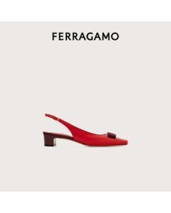 Ferragamo Women's Red High Heels 0779847_1D _ Size 75/38 Gift for Girlfriend