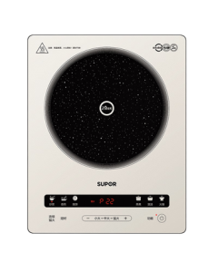SUPOR Windfire Series Induction Cooker - Household Continuous High-Power Electric Stove, Secondary Energy Efficiency, Integrated Colorful Microcrystalline Panel, Electromagnetic and Electric Stove Combo C22-IA855D