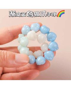 Cat's Paw Gradient Beaded Bracelet No. 2