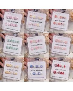 Hand-worn nail art accessories, finished nail patches, fake nail pieces, six C6-2-2