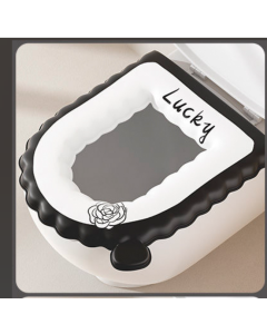Toilet mat Black Rose series