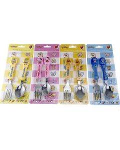 Children's cutlery set Stainless steel spoon fork set of 2