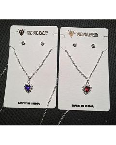 Necklace Stud Earrings Duo Set No. 4-8