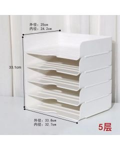 Layered file storage box
