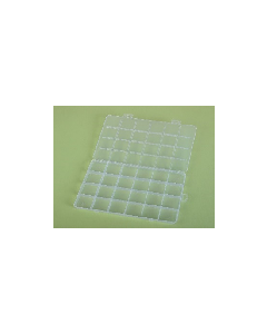Jewelry box with transparent compartments