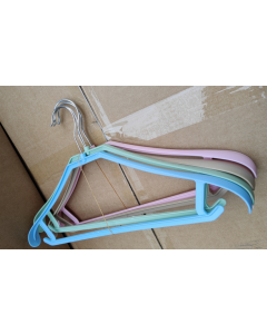 Plastic wide-shoulder hangers