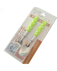 Children's cutlery set 2-piece set Stainless steel spoon fork