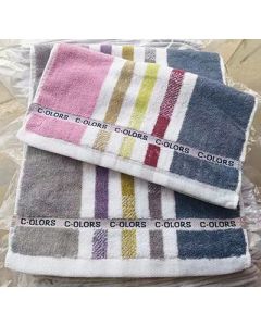Towels are individually bagged in cotton and cotton