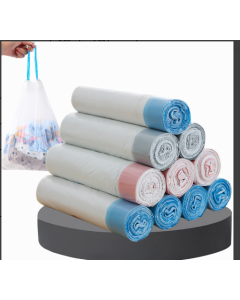 Drawstring garbage bag regular