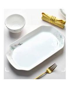 Fish Plate Rectangular Plate Ceramic 32cm