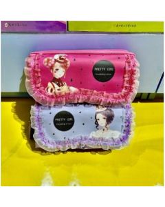 Pencil case, combination lock, large capacity canvas