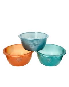 Fruit pot round plastic