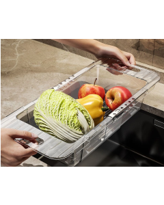 Retractable drain basket PET