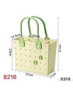 Hand-held picnic basket Outdoor household Drain at the bottom of soft material 36/box