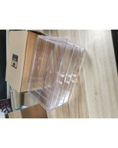 Jewelry storage box is transparent