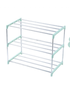 Stainless steel assembled shoe rack