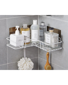 Corner shelves wrought iron
