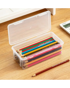 Stationery box is transparent