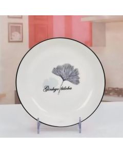 Fruit plate, dinner plate, vegetable plate, ceramic plate, 7.1 inches