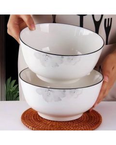 Ceramic instant noodle bowl 7 inch thickened