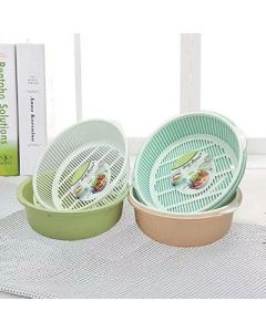Drain basket round double layer