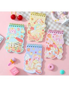 Coil book notebook strawberry sweetheart