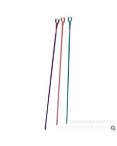Clothes fork 1.15m straight rod plastic head
