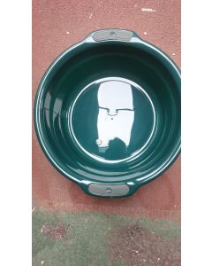 Plastic basin with thickened ears
