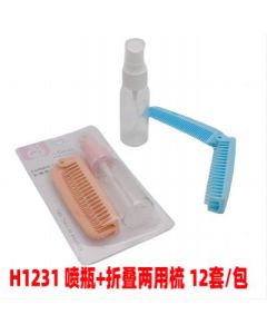 Folding comb + watering can set YH-113