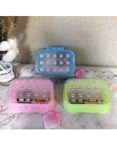 Soap Dish with Lid Clear 250/case