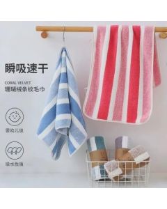 Face towel 50/pack coral velvet