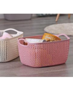 Rattan rectangular desktop storage bucket 240/box