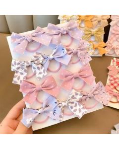 Bow bands, children's hair accessories, girls' hair ties, no hair damage, flower hair ties