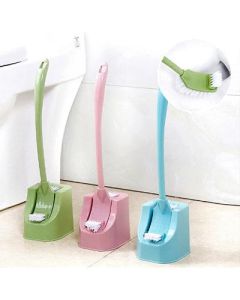 Toilet brush set with base