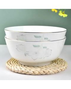 Ceramic instant noodle bowl soup bowl 7 inch thickened